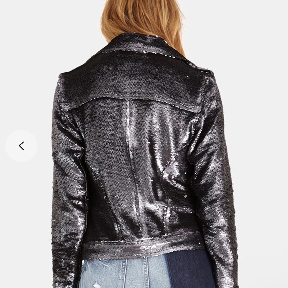 AS by DF Cult Sequin Moto Jacket - Picture 3 of 7